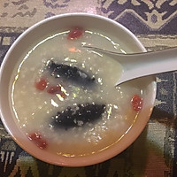 海参山药小米粥的做法图解4