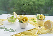 韩式裱花蛋糕—柠檬海绵蛋糕#博世红钻家厨#的做法