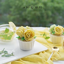 韩式裱花蛋糕—柠檬海绵蛋糕#博世红钻家厨#