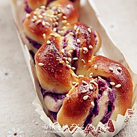 【紫薯麻花面包】把紫薯扭着吃的做法图解15