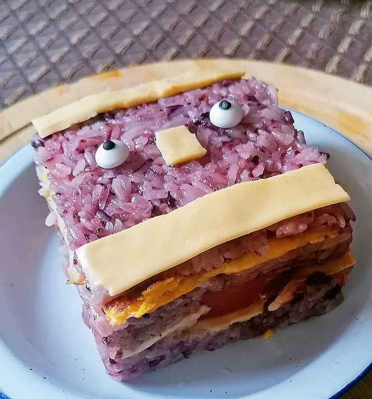 营养健康快手的紫米三明治的做法