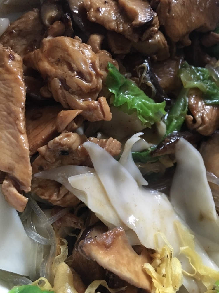 酱烧口蘑鸡胸肉
