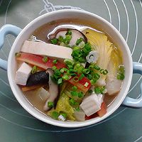 #养生打卡# 三丝白菜豆腐汤的做法图解16