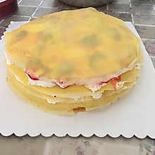 草莓芒果千层蛋糕