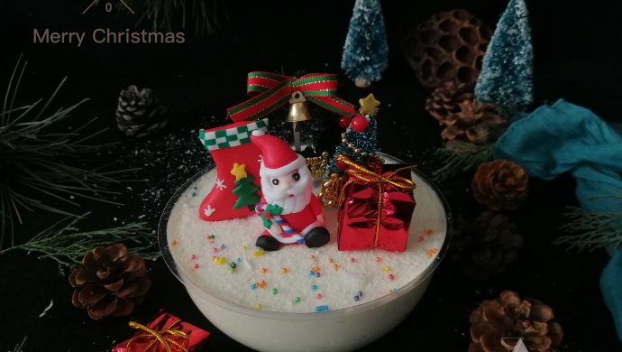 圣诞雪球蛋糕，浓浓的节日气氛