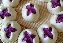 紫薯开花馒头（分享）的做法