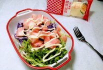 #丘比三明治#桃子生菜沙拉的做法