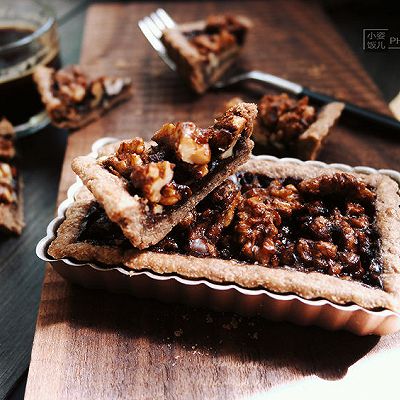 奶香红糖核桃派