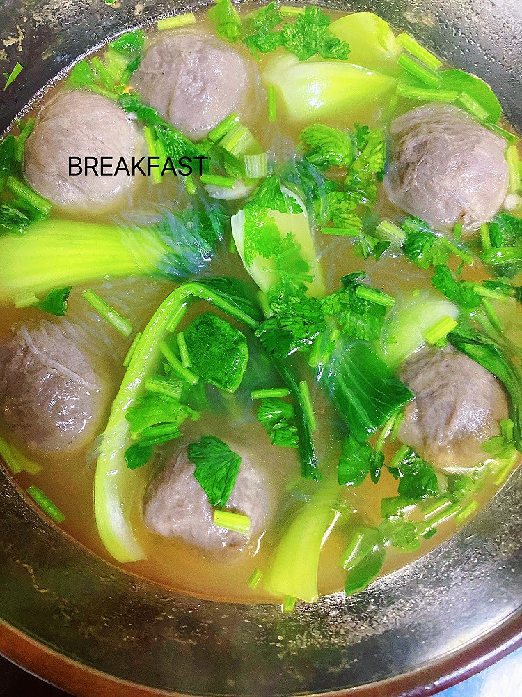 牛肉丸粉丝汤的做法