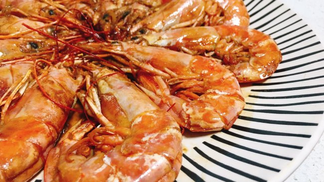 #一蔬一饭皆告白# 香酥阿根廷红虾的做法