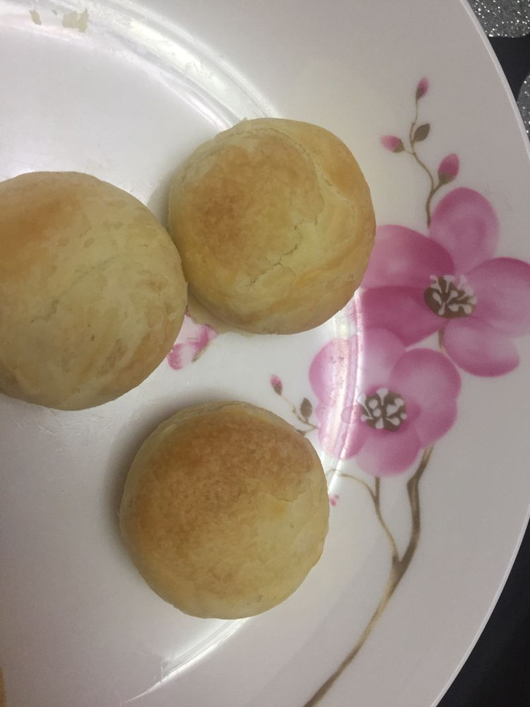 咸蛋肉松饼的做法