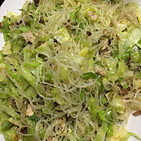 蚝油粉丝包心菜的做法图解4