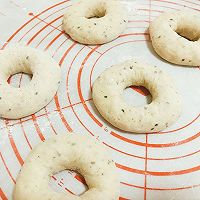 黑芝麻贝果 波兰种bagle健康低脂早餐面包可做汉堡包的做法图解10