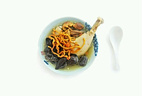 虫草花姬松茸煲鸡汤的做法
