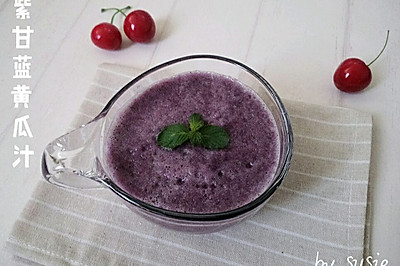 【减肥蔬菜汁】紫甘蓝黄瓜汁