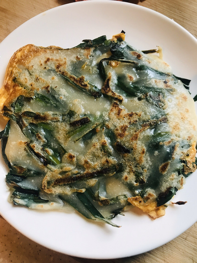 韭菜烙饼的做法
