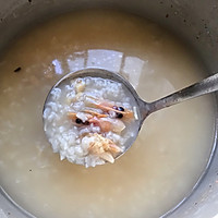 白贝鲜虾粥的做法图解8