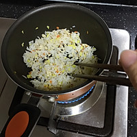 奶酪炒饭-胡萝卜哈密瓜鸡肉的做法图解4