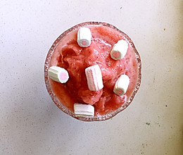 草莓沙冰的做法