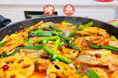 家庭版烤鱼儿
