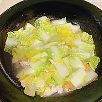 娃娃菜肉末汤的做法图解10