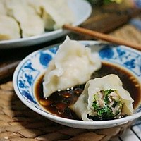 香菜馅饺子#盛年锦食·忆年味#的做法图解11