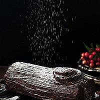 #拉歌蒂尼菜谱#圣诞树根蛋糕的做法图解15
