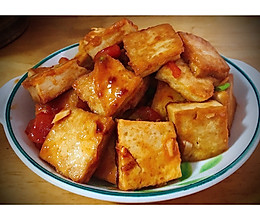 100道减肥餐—12道茄汁金黄豆腐的做法