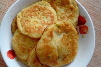 黄金豆渣饼