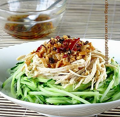 麻辣鸡丝