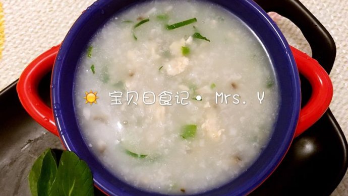 香菇鸡肉粥