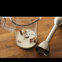 士力架巧克力奶昔冰饮的做法图解3