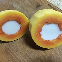木瓜椰汁冻的做法图解3