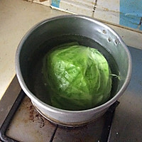 圆白菜扣肉的做法图解3