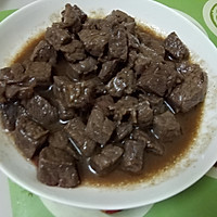 杏鲍菇黑椒牛肉粒的做法图解3