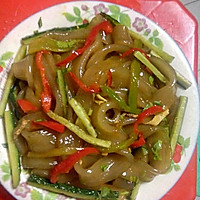 凉拌宽粉条的做法图解3