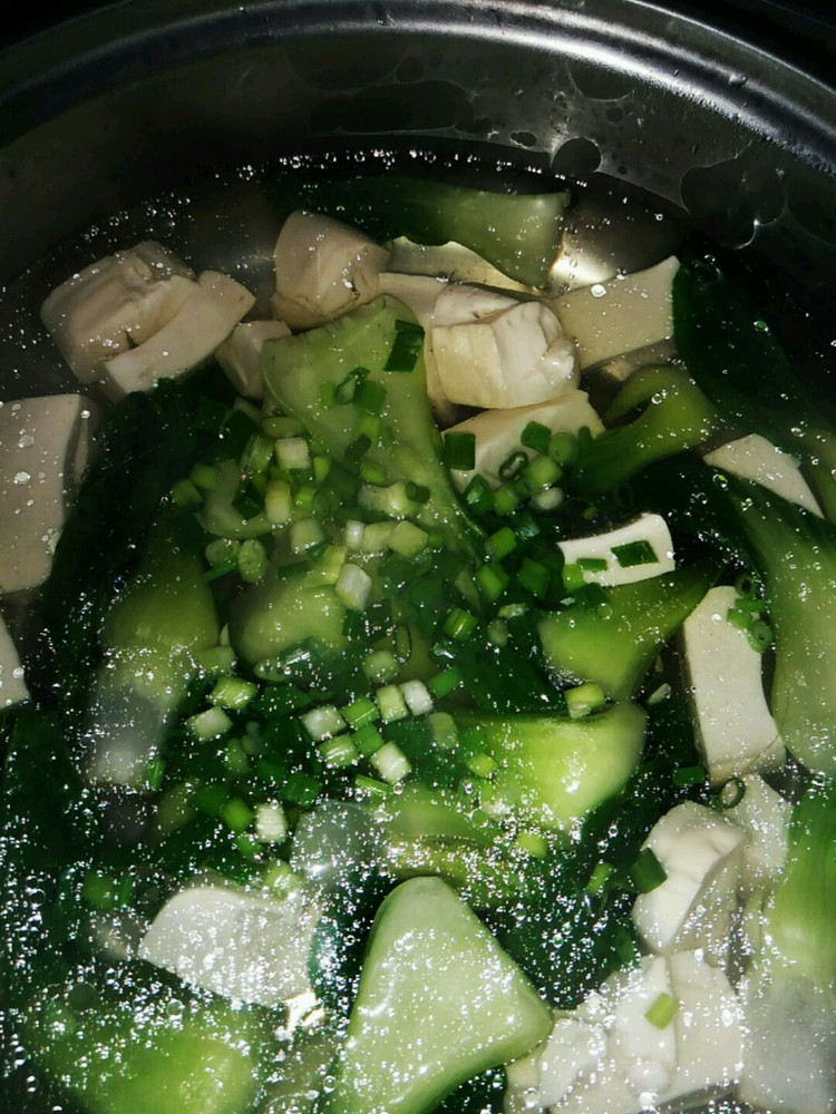 青菜豆腐汤（夏天孕妇开胃汤）的做法