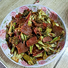 番茄西兰花爆炒肉片