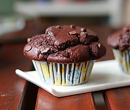 #健康甜蜜烘焙料理#巧克力蘑菇头玛芬蛋糕的做法