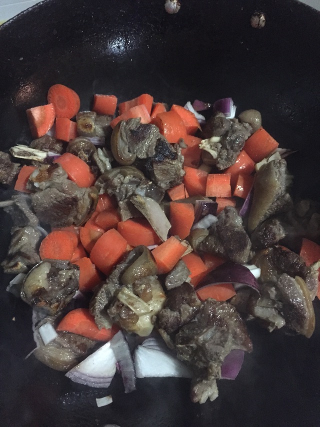 干锅孜然羊肉的做法图解7