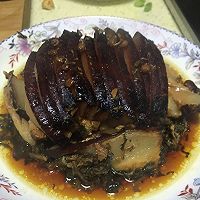 烧白（梅菜扣肉）的做法图解11