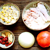 鸡肉药膳汤咖喱的做法图解1