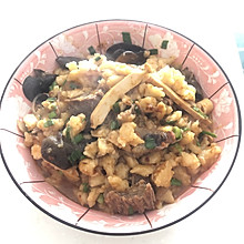 西安美食牛肉泡馍（小炒）