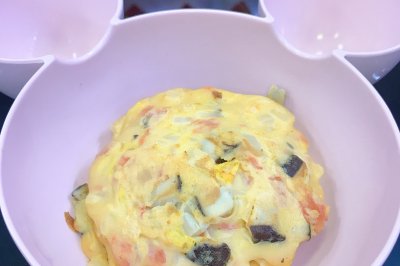 宝宝蔬菜鸡蛋饼