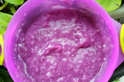紫薯米糊（宝宝辅食）