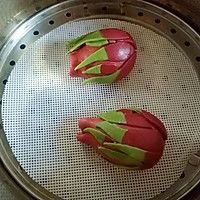 火龙果像形馒头的做法图解20