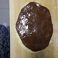 巧克力椰蓉花卷的做法图解5