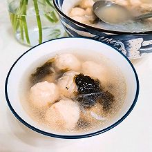 #刘畊宏女孩减脂饮食#简单美味的减脂粉丝虾丸汤
