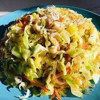 甘蓝粉条小虾皮的做法图解11