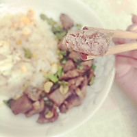 牛排新吃法（西兰花牛肉炒饭）的做法图解5